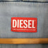ディーゼル DIESEL D-GIR-NE トラックデニムフーディー ジップアップパーカー メンズ import:XS